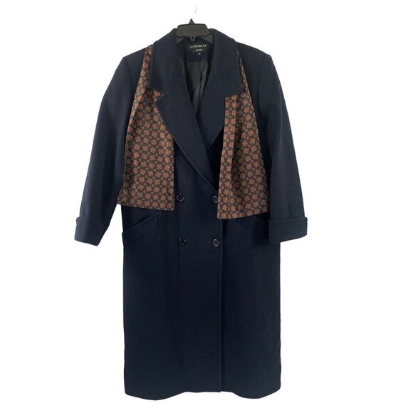Donny Brook Jackets & Blazers - Donny Brook Women's Navy Blue Long Coat